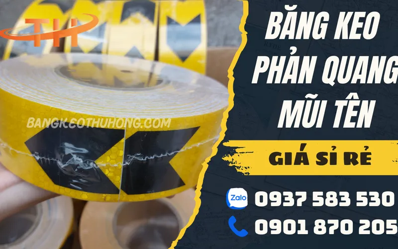 Mua băng keo phản quang in mũi tên ở đâu giá sỉ?