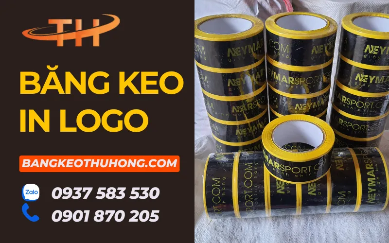 Nhận bỏ sỉ và in logo lên băng keo số lượng giá rẻ