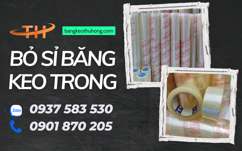 Sản xuất các loại băng keo trong đóng hàng giá sỉ tại TPHCM