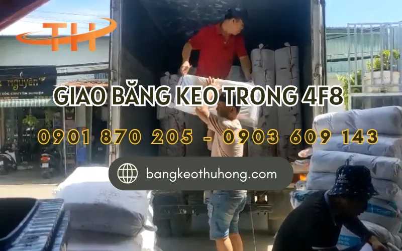 Xuất đơn hàng 15 bao băng keo trong 4f8 giá tận xưởng