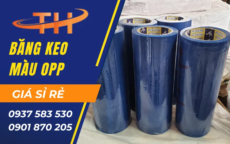 Phân phối băng keo màu dán thùng chính hãng giá rẻ