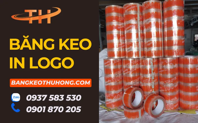 Chuyên nhận làm băng keo OPP in logo giá rẻ đẹp