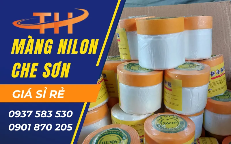Kho sỉ băng keo nilon che sơn giá tốt tại TPHCM