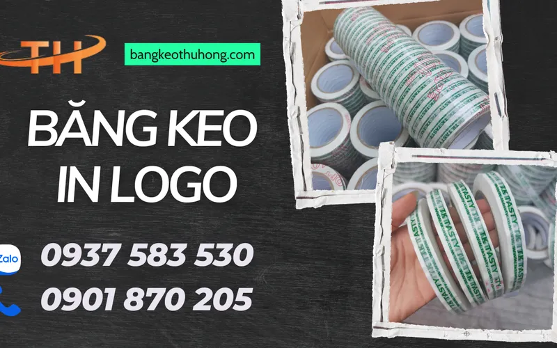 Băng keo in logo giá tốt chất lượng tại TPHCM