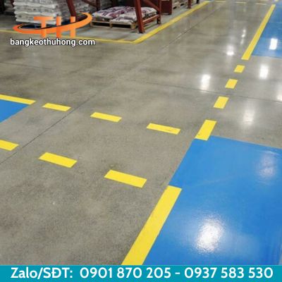 Ứng dụng của băng keo dán nền trong kho bãi, nhà máy Ứng dụng của băng keo dán nền trong kho bãi, nhà máy