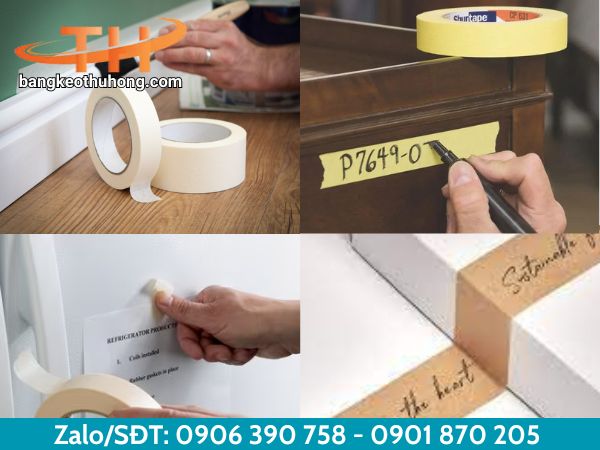 Ứng dụng của băng keo giấy Ứng dụng của băng keo giấy