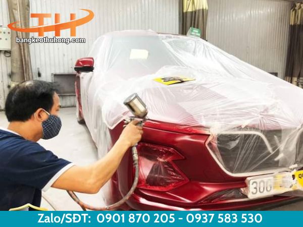 Ứng dụng của băng keo nilon trong che sơn xe hơi Ứng dụng của băng keo nilon trong che sơn xe hơi