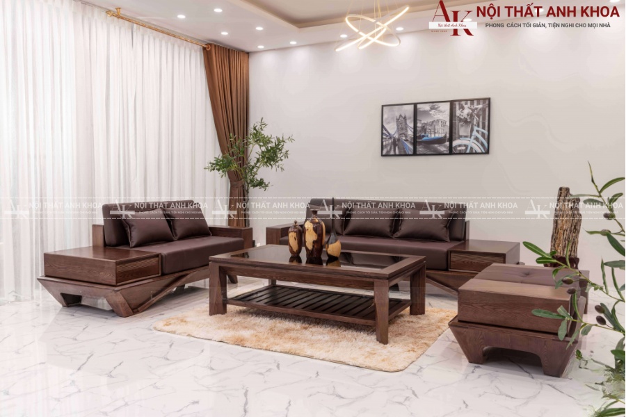 Bàn sofa gỗ sồi nga tự nhiên - Độ bền vượt thời gian Bàn sofa gỗ sồi nga tự nhiên - Độ bền vượt thời gian