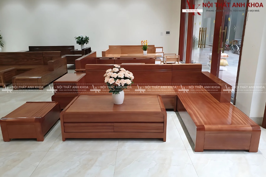 Bàn sofa gỗ xoan đào - Vẻ đẹp tự nhiên, hiện đại Bàn sofa gỗ xoan đào - Vẻ đẹp tự nhiên, hiện đại