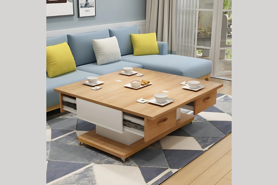 Bàn sofa thông minh gấp gọn - Tiết kiệm diện tích hiệu quả Bàn sofa thông minh gấp gọn - Tiết kiệm diện tích hiệu quả