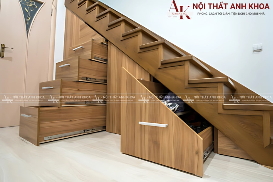 Tủ gầm cầu thang đẹp - Bí quyết biến góc chết thành góc sang Tủ gầm cầu thang đẹp - Bí quyết biến góc chết thành góc sang
