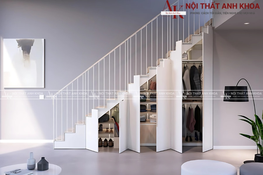 Mách bạn cách thiết kế tủ gầm cầu thang vừa đẹp vừa chuẩn Mách bạn cách thiết kế tủ gầm cầu thang vừa đẹp vừa chuẩn