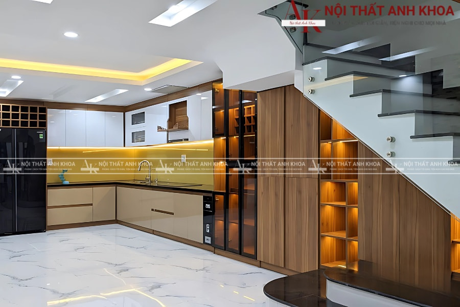 Thiết kế tủ gầm cầu thang chuẩn đẹp, chuẩn công năng Thiết kế tủ gầm cầu thang chuẩn đẹp, chuẩn công năng