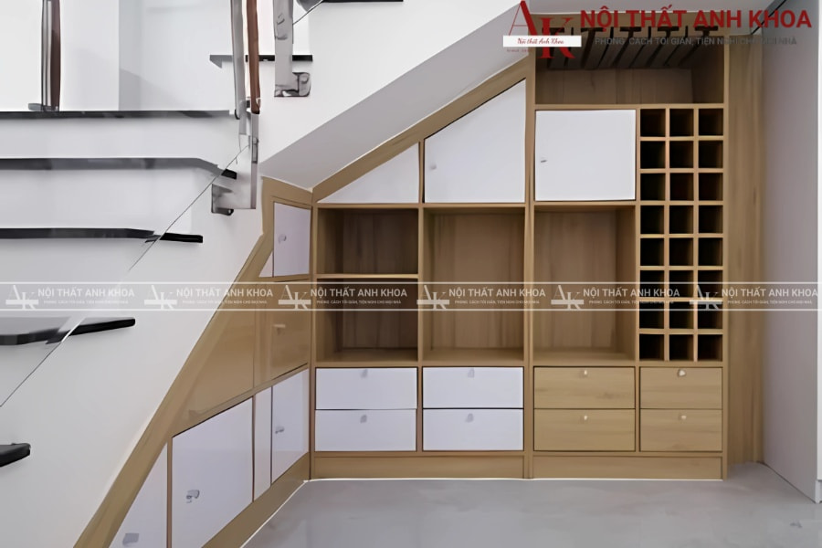 Tủ gầm cầu thang - Sự kết hợp hoàn hảo giữa thẩm mỹ và tiện nghi Tủ gầm cầu thang - Sự kết hợp hoàn hảo giữa thẩm mỹ và tiện nghi