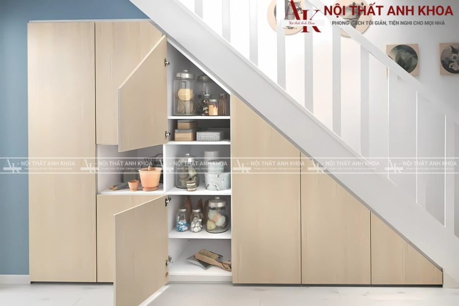 Ý tưởng thiết kế tủ gầm cầu thang - Tiết kiệm diện tích Ý tưởng thiết kế tủ gầm cầu thang - Tiết kiệm diện tích