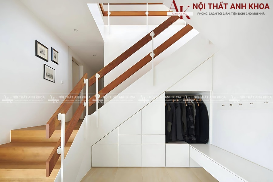 Tủ gầm cầu thang nhỏ - Thiết kế lớn về phong cách Tủ gầm cầu thang nhỏ - Thiết kế lớn về phong cách