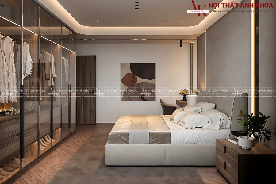 Mẫu nội thất phòng ngủ nhà ống giá rẻ nhưng đẹp Mẫu nội thất phòng ngủ nhà ống giá rẻ nhưng đẹp