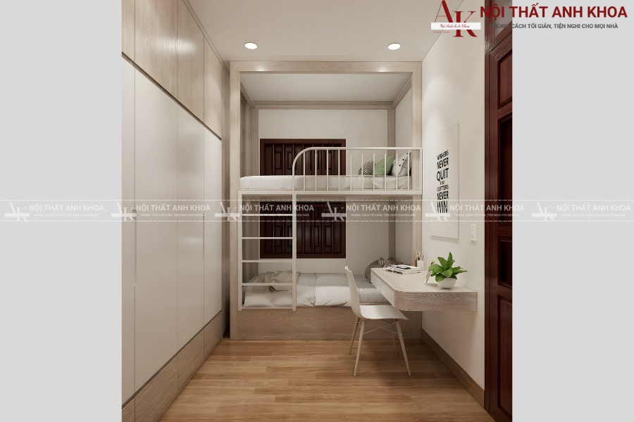 Mẫu giường tầng liền tủ áo - Hiện đại, sang trọng Mẫu giường tầng liền tủ áo - Hiện đại, sang trọng