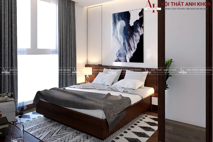 Mẫu nội thất phòng ngủ nhà ống đẹp hiện đại Mẫu nội thất phòng ngủ nhà ống đẹp hiện đại