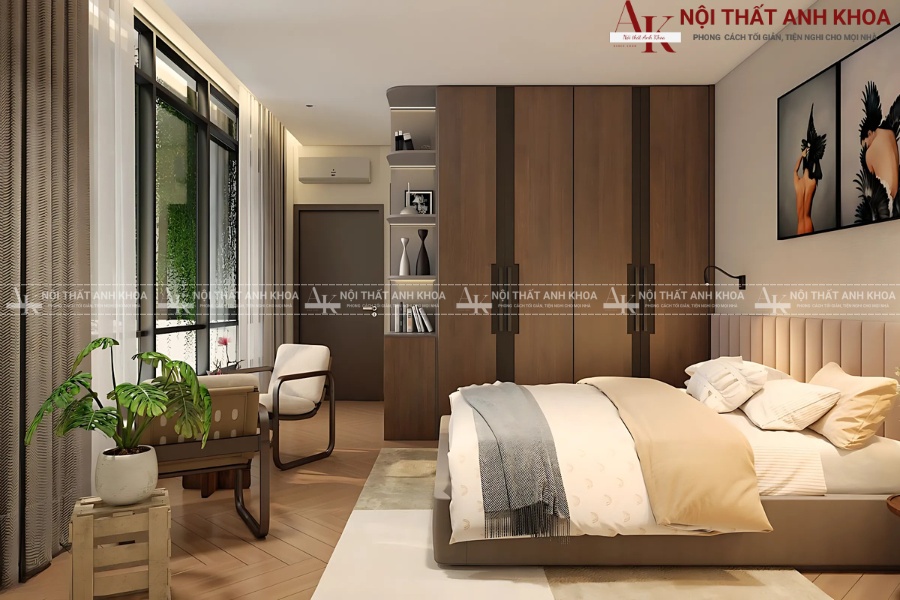Thiết kế nội thất phòng ngủ nhà ống - Tối ưu diện tích Thiết kế nội thất phòng ngủ nhà ống - Tối ưu diện tích