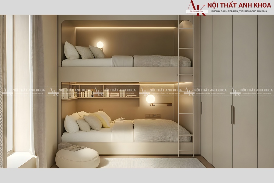 Xu hướng giường tầng kết hợp tủ áo được ưa chuộng 2025 Xu hướng giường tầng kết hợp tủ áo được ưa chuộng 2025