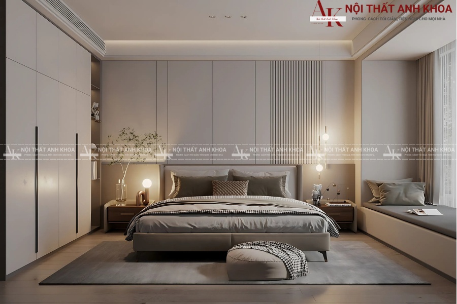 Xu hướng thiết kế nội thất phòng ngủ 25m2 2025 Xu hướng thiết kế nội thất phòng ngủ 25m2 2025