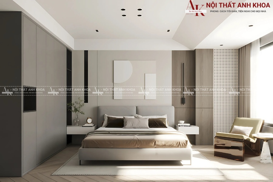 Nội thất phòng ngủ 25m2 - Đẹp, chuẩn, công năng Nội thất phòng ngủ 25m2 - Đẹp, chuẩn, công năng