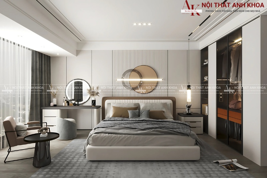 Thiết kế nội thất phòng ngủ 25m2 - Bí quyết rộng rãi và hiện đại Thiết kế nội thất phòng ngủ 25m2 - Bí quyết rộng rãi và hiện đại