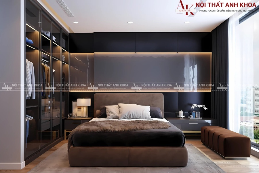 Mẫu nội thất phòng ngủ 25m2 - Tối ưu công năng Mẫu nội thất phòng ngủ 25m2 - Tối ưu công năng