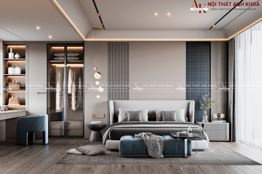 Thiết kế nội thất phòng ngủ 8m2 chuẩn phong thủy Thiết kế nội thất phòng ngủ 8m2 chuẩn phong thủy