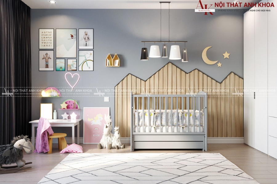 Trang trí phòng ngủ bé trai với nội thất đa năng Trang trí phòng ngủ bé trai với nội thất đa năng