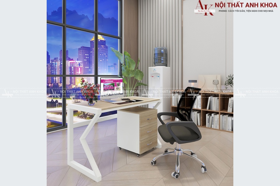 Mẫu bàn làm việc văn phòng hiện đại được ưa chuộng Mẫu bàn làm việc văn phòng hiện đại được ưa chuộng