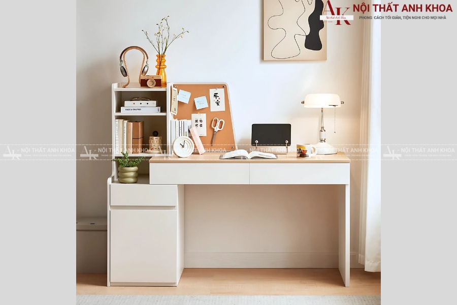 Bàn làm việc gỗ công nghiệp giá rẻ - Đẹp mà không lo tốn kém Bàn làm việc gỗ công nghiệp giá rẻ - Đẹp mà không lo tốn kém