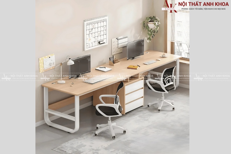 Bàn làm việc gỗ công nghiệp - Sự lựa chọn thông minh cho văn phòng Bàn làm việc gỗ công nghiệp - Sự lựa chọn thông minh cho văn phòng