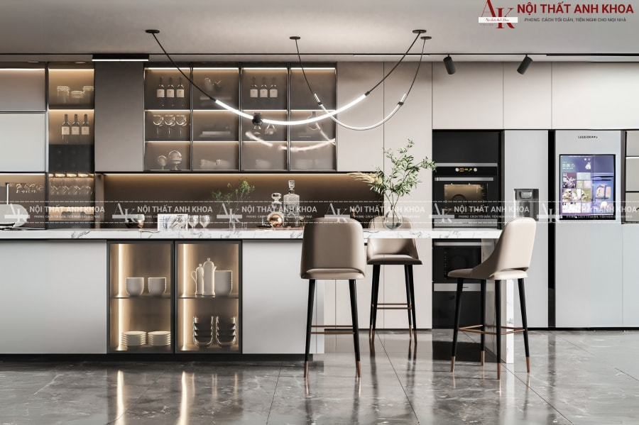 Mẫu tủ bếp gỗ công nghiệp cao cấp - Đa dạng mẫu mã Mẫu tủ bếp gỗ công nghiệp cao cấp - Đa dạng mẫu mã