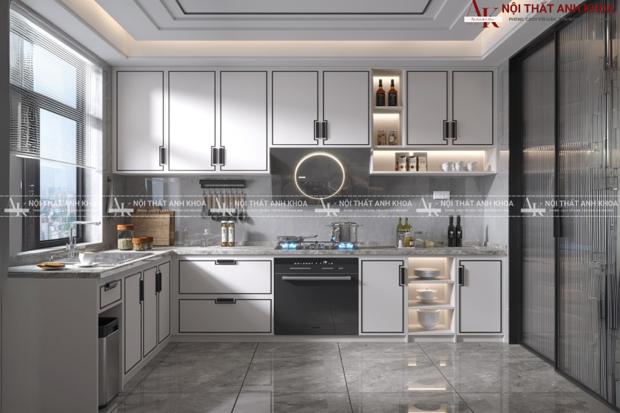 Tủ bếp cổ điển Châu Âu - Sang trọng, đẳng cấp Tủ bếp cổ điển Châu Âu - Sang trọng, đẳng cấp