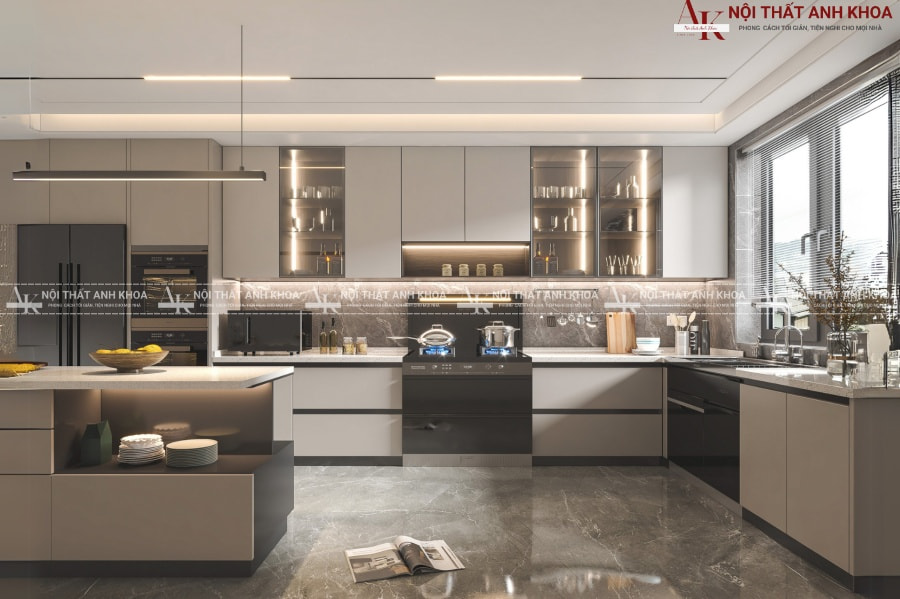 Mẫu tủ bếp MDF An Cường - Giải pháp hoàn hảo cho mọi nhà Mẫu tủ bếp MDF An Cường - Giải pháp hoàn hảo cho mọi nhà