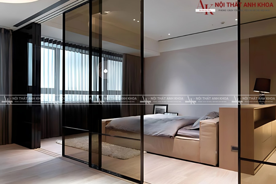 Vách ngăn phòng ngủ đẹp theo yêu cầu Vách ngăn phòng ngủ đẹp theo yêu cầu