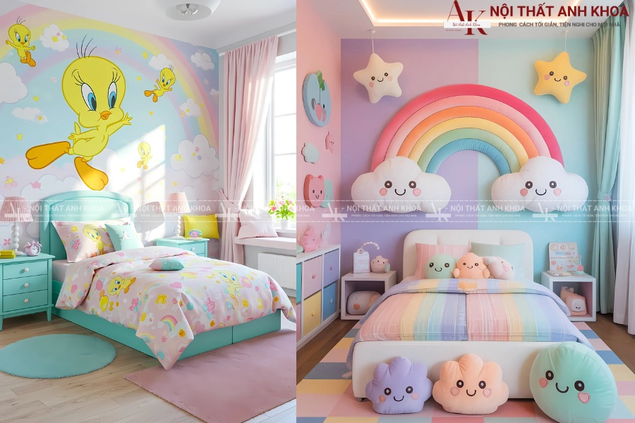 Phòng ngủ bé gái đẹp lung linh với những cách trang trí hay Phòng ngủ bé gái đẹp lung linh với những cách trang trí hay