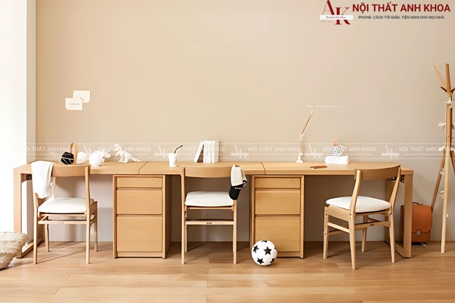 Bàn học sinh gỗ  Bàn học sinh gỗ