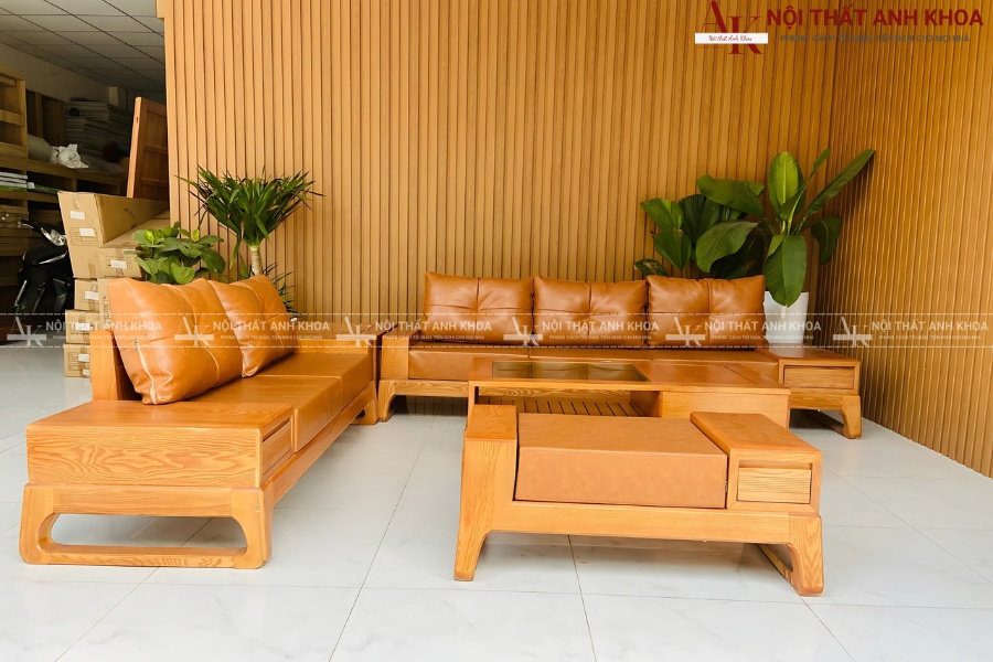 Mẫu bàn sofa gỗ sồi - Đẳng cấp và bền đẹp Mẫu bàn sofa gỗ sồi - Đẳng cấp và bền đẹp