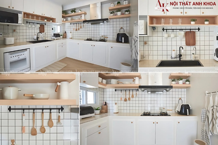 Mẫu kệ nhà bếp đẹp cho căn hộ chung cư hiện đại Mẫu kệ nhà bếp đẹp cho căn hộ chung cư hiện đại