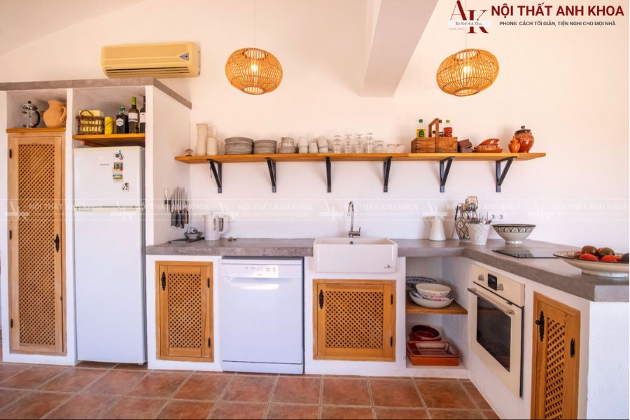 Kệ nhà bếp gỗ tự nhiên - Giải pháp hiện đại cho gia đình Kệ nhà bếp gỗ tự nhiên - Giải pháp hiện đại cho gia đình