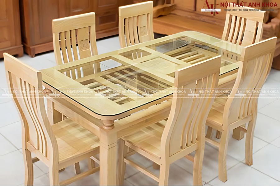 Mẫu bàn ăn gỗ hiện đại được ưa chuộng nhất 2025 Mẫu bàn ăn gỗ hiện đại được ưa chuộng nhất 2025