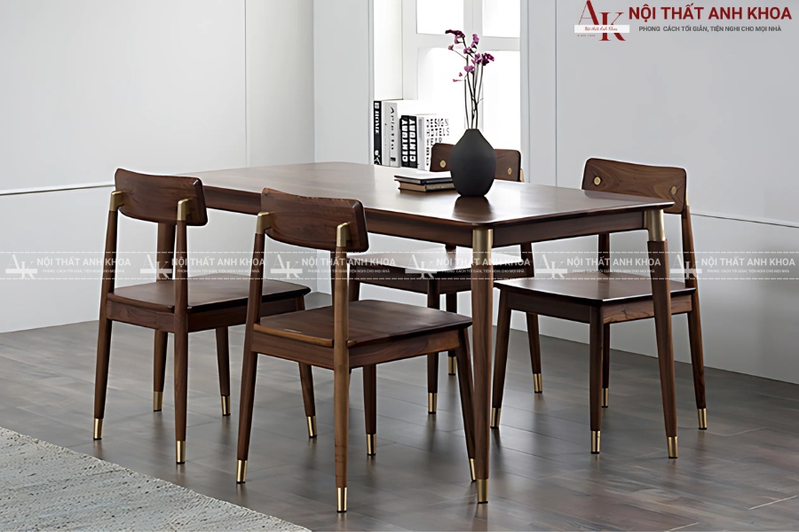 Bàn ăn gỗ 4 ghế - Lựa chọn lý tưởng cho gia đình Việt Bàn ăn gỗ 4 ghế - Lựa chọn lý tưởng cho gia đình Việt