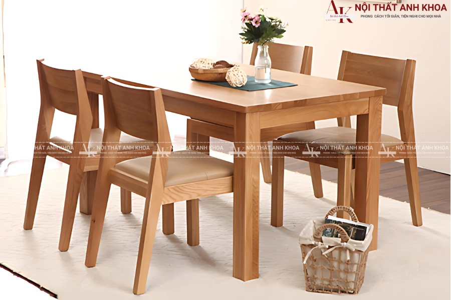 Bàn ăn gỗ hiện đại - Xu hướng nội thất 2025 Bàn ăn gỗ hiện đại - Xu hướng nội thất 2025