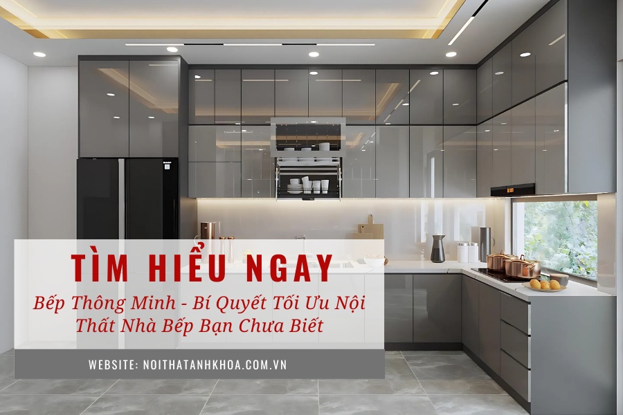 Bếp thông minh - Bí quyết tối ưu nội thất nhà bếp bạn chưa biết Bếp thông minh - Bí quyết tối ưu nội thất nhà bếp bạn chưa biết