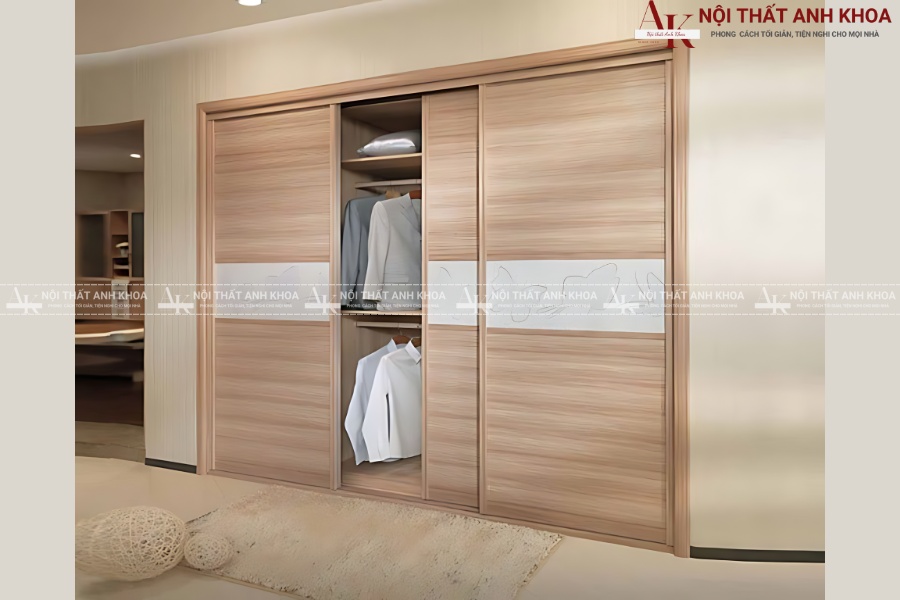 Mẫu tủ quần áo cửa lùa âm tường - Gọn gàng, thẩm mỹ và đa năng Mẫu tủ quần áo cửa lùa âm tường - Gọn gàng, thẩm mỹ và đa năng