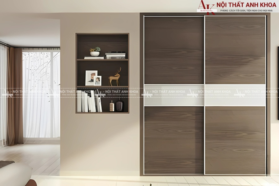 Tủ âm tường cửa lùa - Vừa đẹp, vừa tiết kiệm diện tích Tủ âm tường cửa lùa - Vừa đẹp, vừa tiết kiệm diện tích
