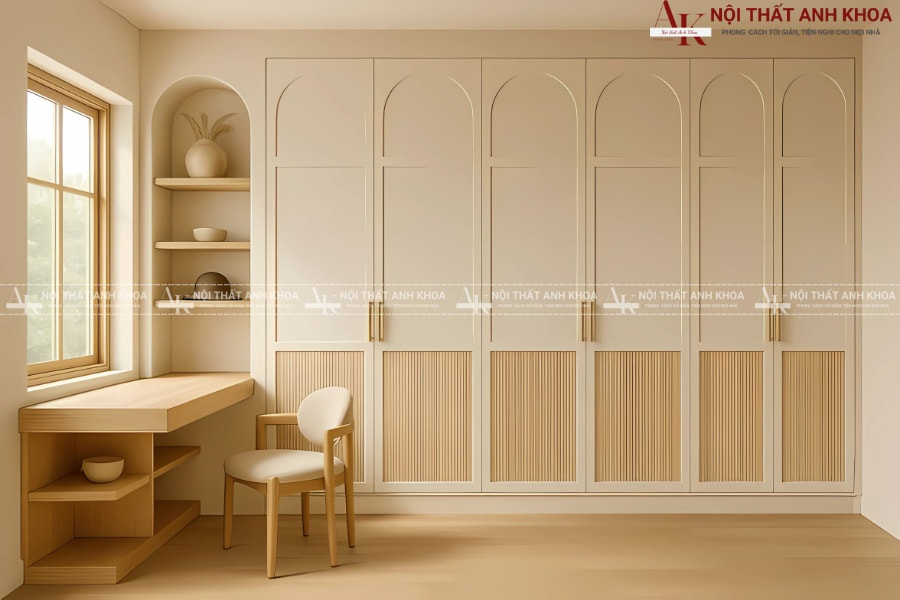 Mẫu tủ quần áo 3 buồng - Thiết kế thông minh Mẫu tủ quần áo 3 buồng - Thiết kế thông minh